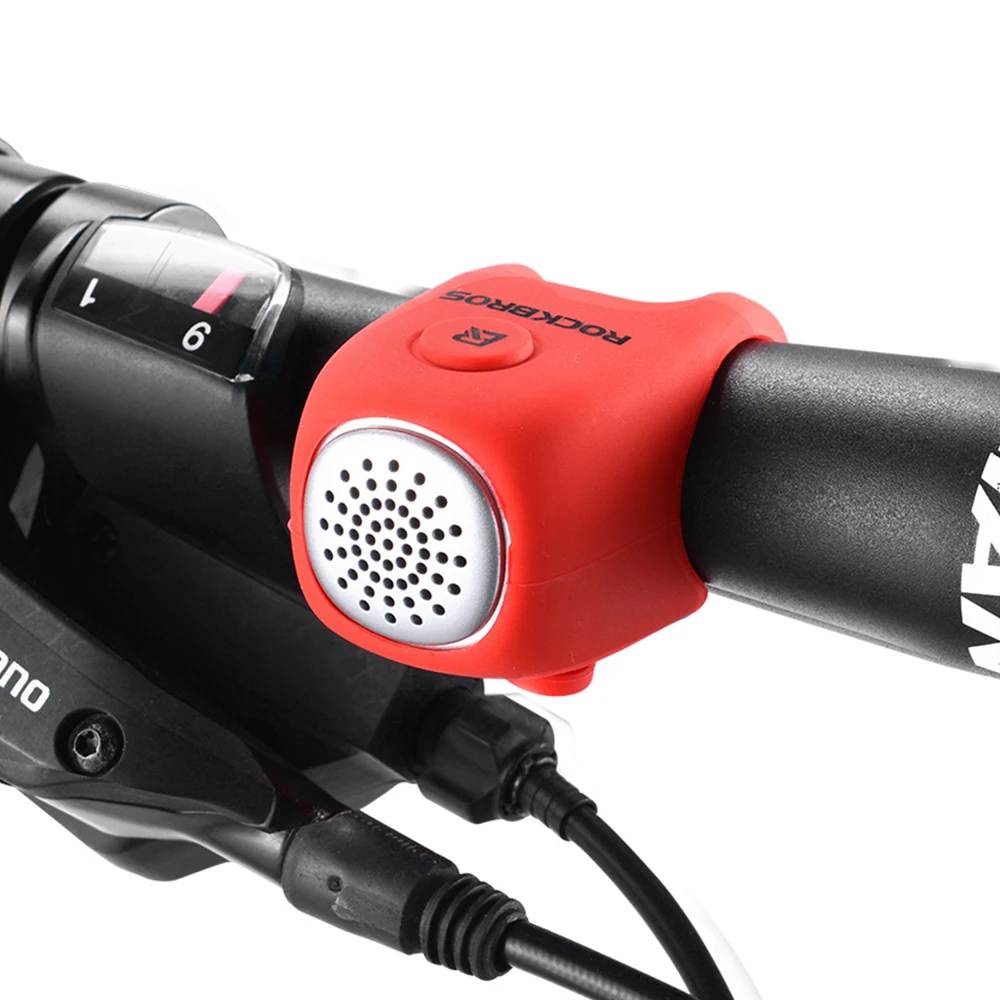 ROCKBROS 90DB Bike Handlebar Horn Bicycle Cycling Ring Bell Soft