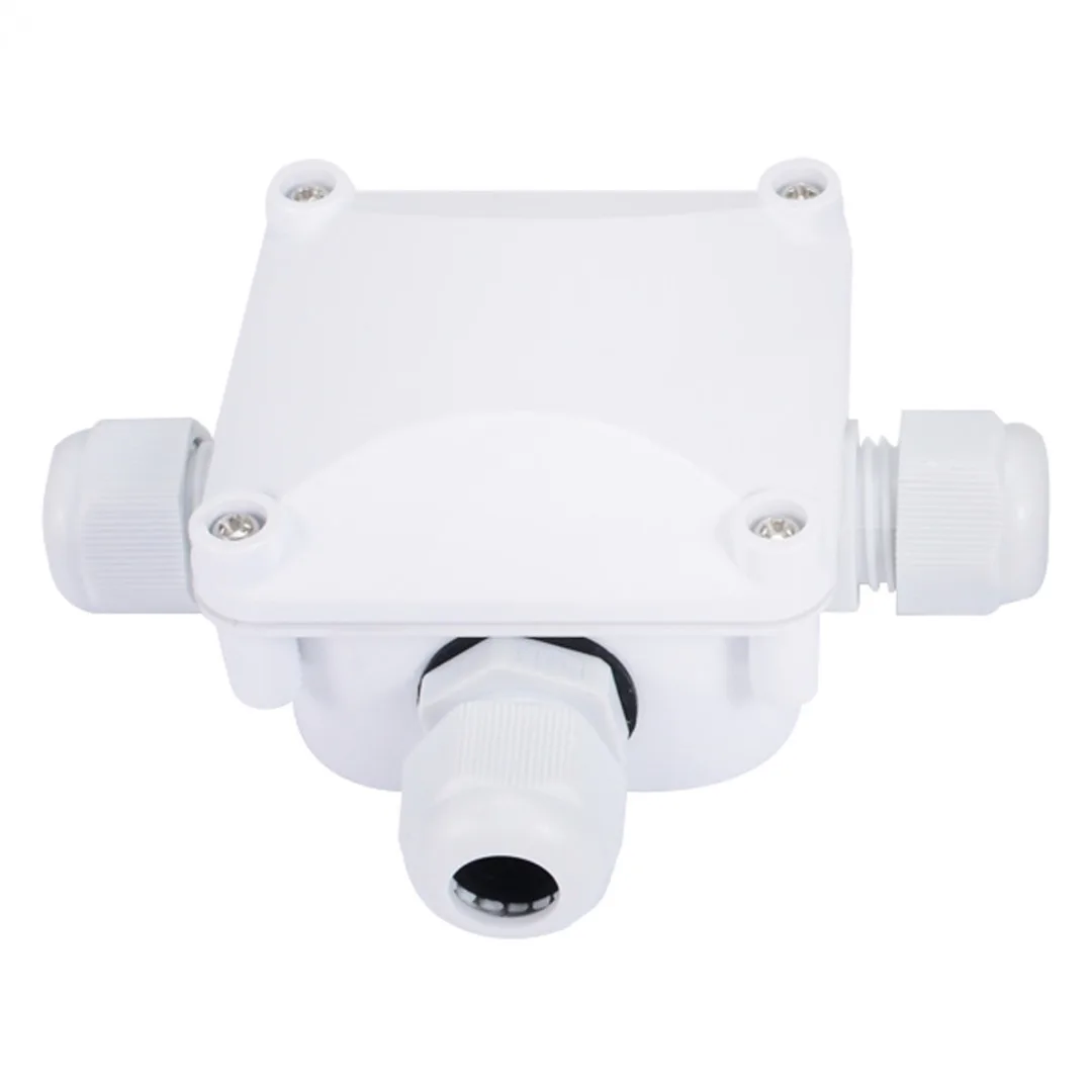 

1pc 3 Wires IP68 Waterproof Junction Terminal Box Protection Building Connectors For Outdoor Lighting Connections