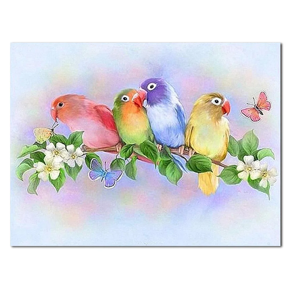 

5D DIY Diamond Painting By Number Bird Animal Rhinestone Diamand Embroidery Home Decor Frameless