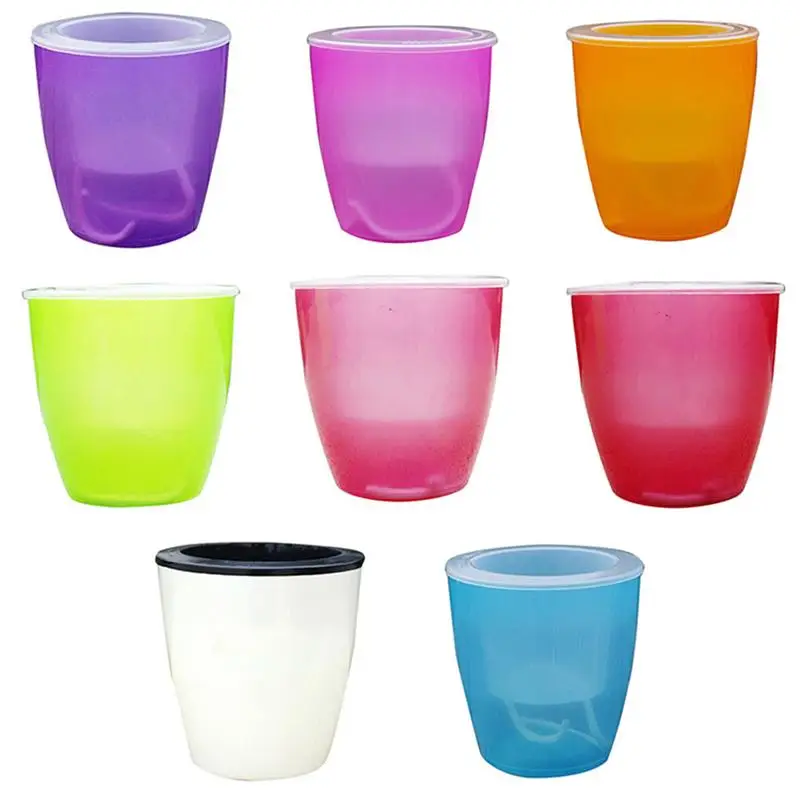 

Flower Pot Automatic Water-absorbing Imitation Pottery Plastic Pot Green Plant Self-watering Pot Garden Decoration