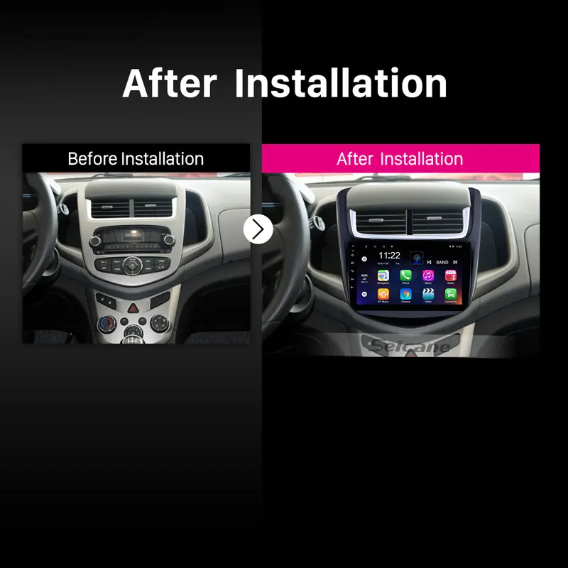 Sale Seicane 9" GPS Navigation Radio For 2014 Chevy Chevrolet Aveo Android 8.1 2Din Head Unit Car Multimedia Player Rearview camera 3 Sale Seicane 9" GPS Navigation Radio For 2014 Chevy Chevrolet Aveo Android 8.1 2Din Head Unit Car Multimedia Player Rearview camera 3