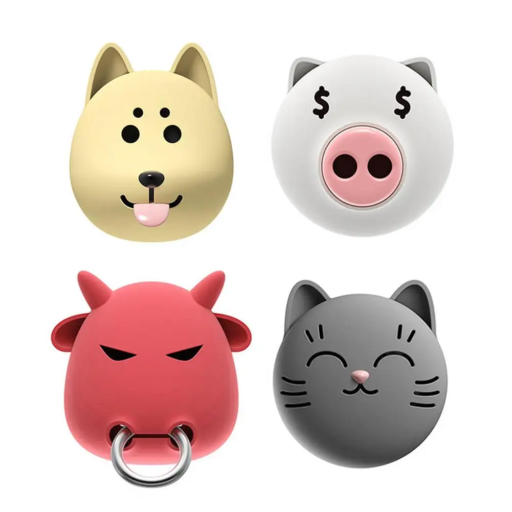 

2-in-1 Car Air Vent Fragrance Aroma Clip Plastic Cartoon Perfume Pendant Refrigerator Sticker 4 Color Wholesale Purchasing