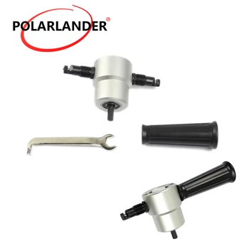 

Hole Saw Cutter 360 Degree Nibble Metal Cutting Double Head Sheet Nibbler Drill Tool Tackle Car Repair Metal Sheet Production