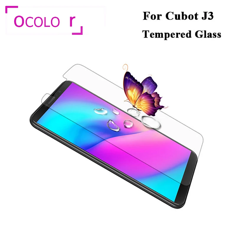 

ocolor 5.0 inch For Cubot J3 Front Glass Screen Protector Film Replacement For Cubot J3 Easy to Install Cellphone Accessories