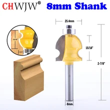 CHWJW 1 шт. 8 мм хвостовик архитектурная Лепка маршрутизатор бит линия нож деревообрабатывающий режущий шип резак для деревообрабатывающих инструментов-16136_8
