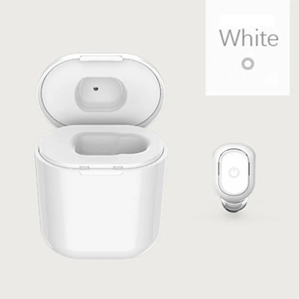 Стерео наушники вкладыши Bluetooth беспроводная гарнитура с зарядкой 8 10 часов 80 мАч