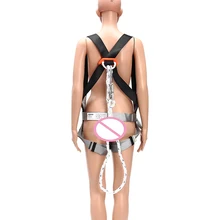 100 кг нагрузка всего тела ремень безопасности Защита от падения комплект с ударно-Впитывающая веревка для наружного скалолазания плечевой ремень