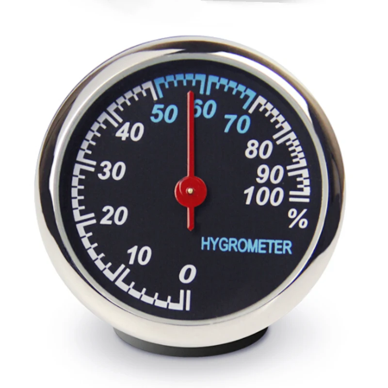 

Car hygrometer Steel High Precision Instrument Panel Humidity High quality New
