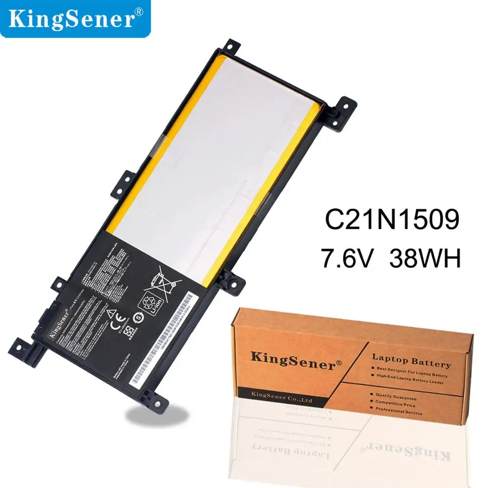 KingSener nuevo C21N1509 batería del ordenador portátil para ASUS Notebook X556UA X556UB X556UF X556UJ X556UQ X556UR X556UV A556U FL5900U - 1