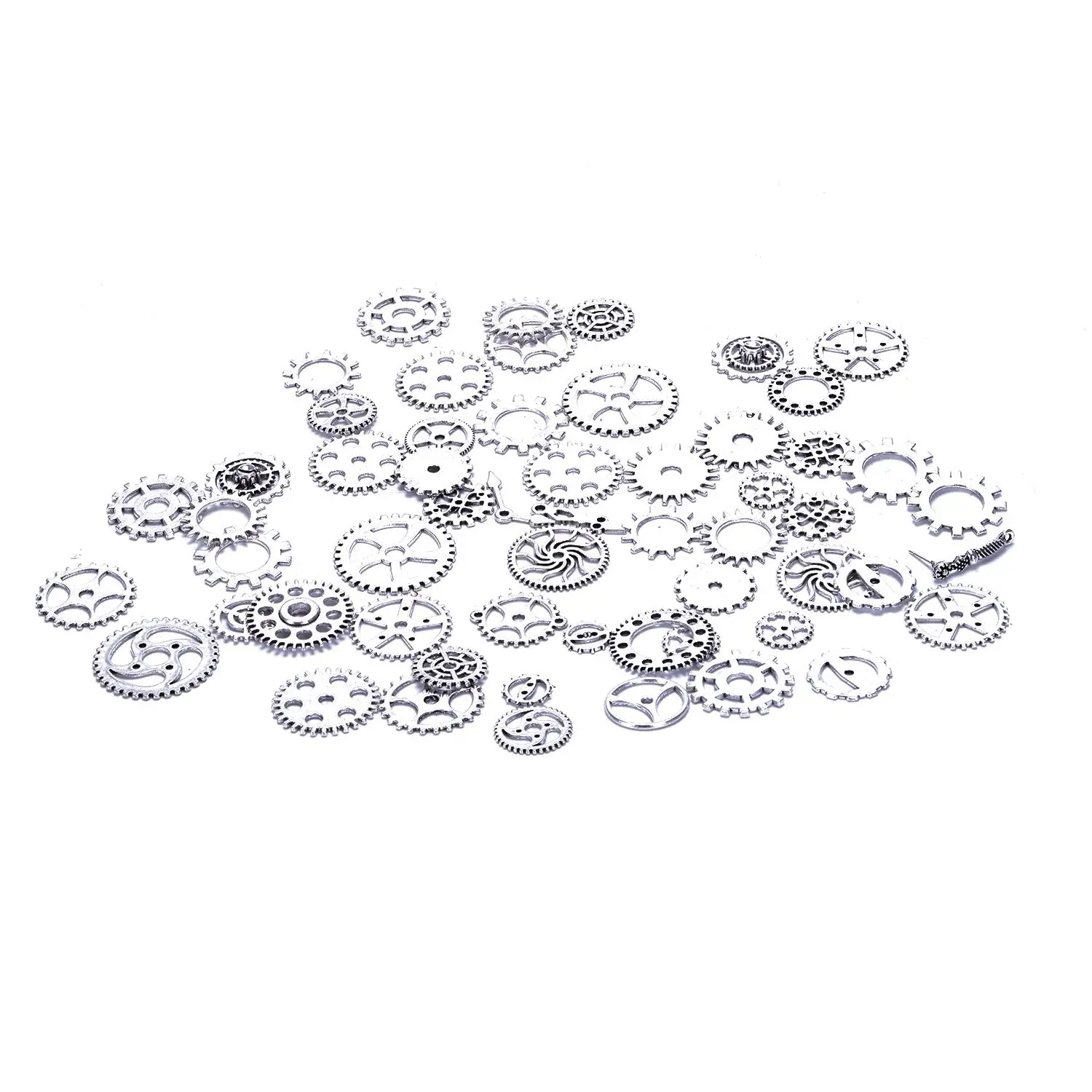 

100g Pieces of Watches Wheels Dentees Steampunk Gear Assorted Clock Vintage Jewelry Making