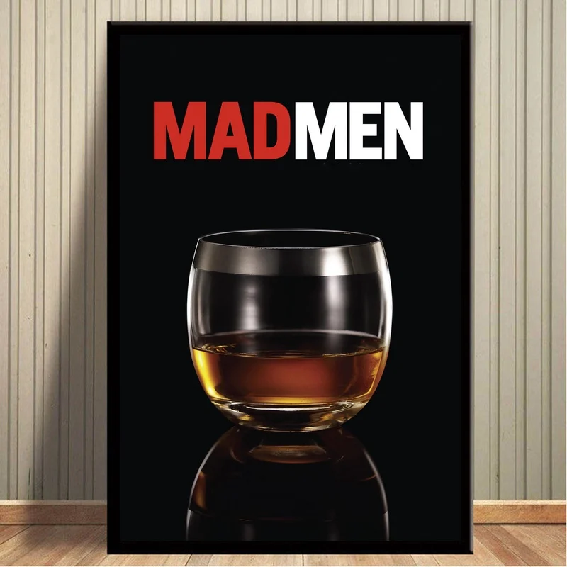 

Vintage Movie Poster Mad Men Canvas Print Home Decor Wall Art Pictures No Frame