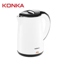 KONKA KEK-15DG1585(WA) электрические чайники 1500W 1.8L двойной противоколиковый обжигающий станок для 304 Нержавеющая сталь Электрический чайник с Светодиодный индикатор