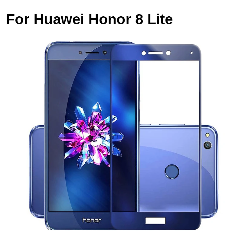 Защитное стекло для Huawei Honor 8 Lite light Люминесцентная защита экрана закаленное на