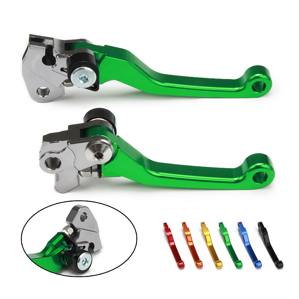 

Motorcycle Pivot Brake Clutch Levers For KAWASAKI KX65 KX85 KX125 KX250 KX250F KX450F KLX450R KLX125 KLX250 D-TRACKER KLX150S