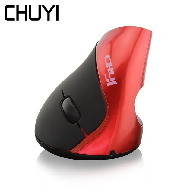 CHUYI Vertical Wireless Mouse Ergonomic USB Optical Computer Mause 800-1200-1600 DPI 5 Button Gaming Mice For PC Laptop Desktop CHUYI Vertical Wireless Mouse Ergonomic USB Optical Computer Mause 800-1200-1600 DPI 5 Button Gaming Mice For PC Laptop Desktop