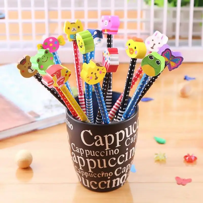 

Children Students Innovative Stationery Cartoon Pencil HB Write Continuous Pencil Wholesale Student School Supplies