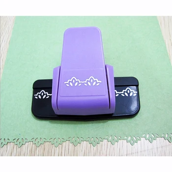 

DIY Paper S Flower Edger Border Embossing Punch Paper Cutter Handmade Edge Device for Scrapbooking Craft Gifts Random Color