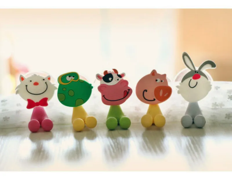 Cartoon Animal Toothbrush Holder for Kid Sucker Suction Hooks Hanging Bathroom Baby Toothpaste Shelf Baby Care Cartoon Animal Toothbrush Holder for Kid Sucker Suction Hooks Hanging Bathroom Baby Toothpaste Shelf Baby Care