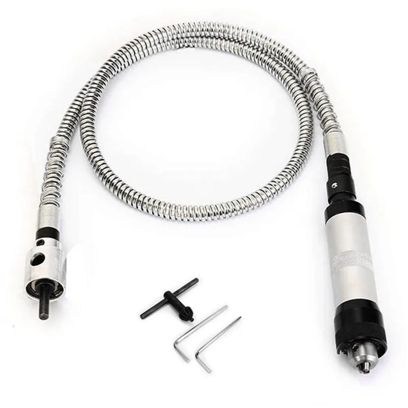 

6mm Stainless Steel Flexible Shaft Axis Adapted to Electric Drill with 0.3-6mm Handle for Engraving Machine Extension Cord