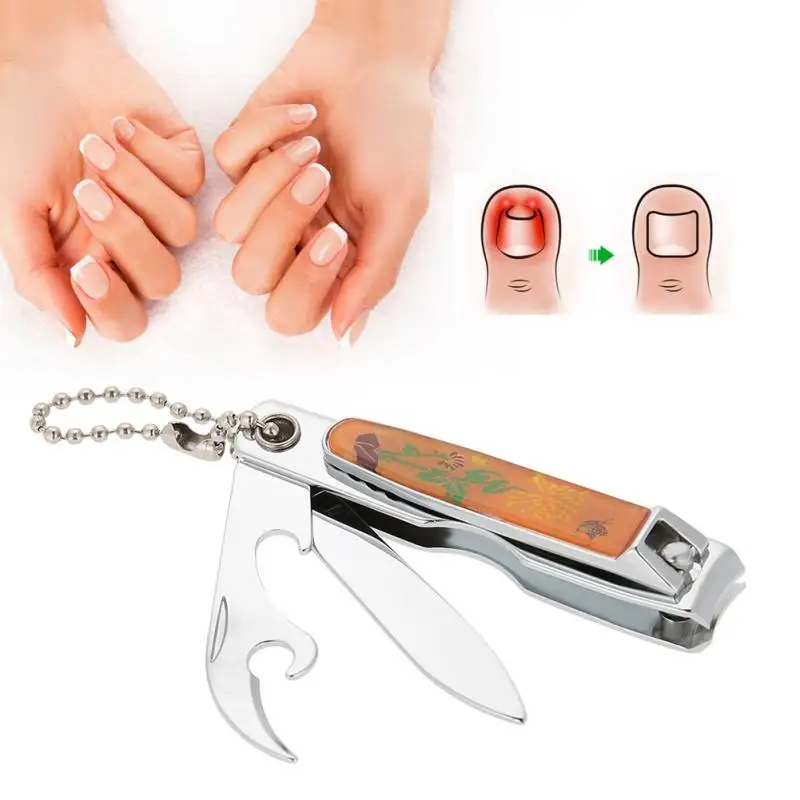 

Portable Nail Clipper Multi-functional Nail Cutter Trimmer Manicure Pedicure Nails Tool