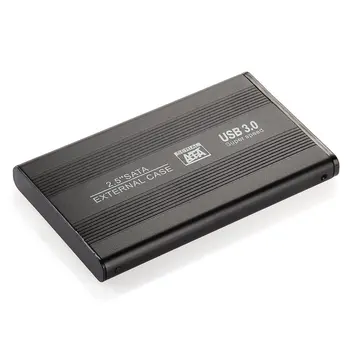 

2.5" External Enclosure Protective USB3.0/SATA HDD Hard Drive Hard Disk for PC Black