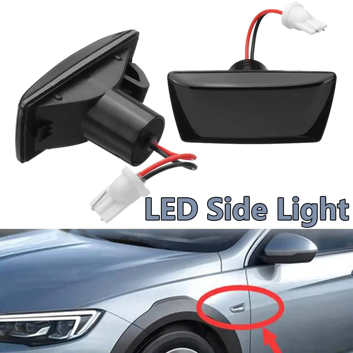 

LED Car Side Marker Lights Car Side Indicator Light Side Repeater Lights Signal Lamp For Opel For Vauxhall For ChevroletCruze