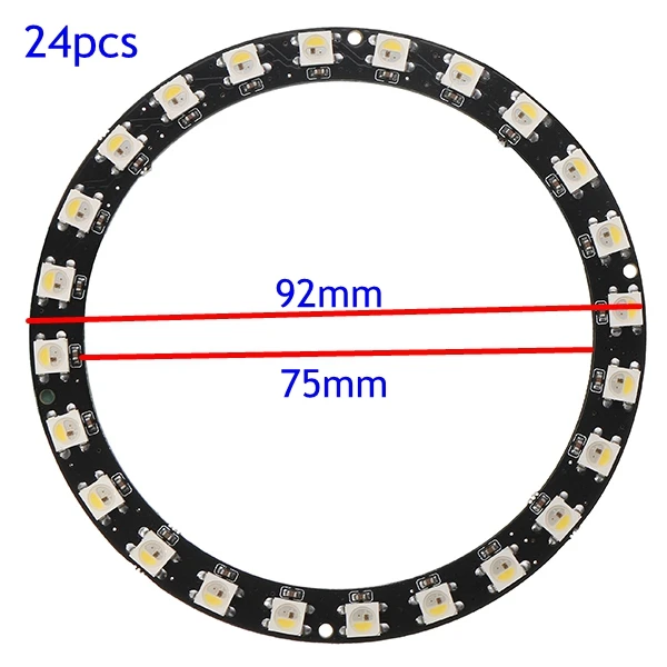 ARILUX 1 шт. 8 PCS 12 PCS 16 шт 24 круглая форма для торта WS2812B SMD5050 RGBW/RGBWW 4 в 1 чип со СВЕТОДИОДНОЙ Подсветкой доска DC5V