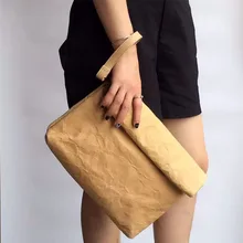 [Super seabob] весенне-летние женские стильные новые черные повседневные клатчи на одном ремешке в складку из крафт-бумаги, универсальные клатчи LM124