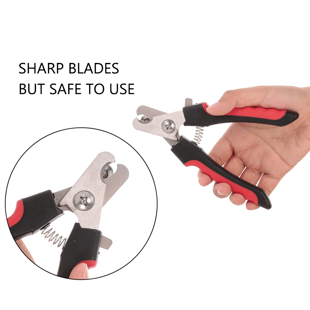 

Professional Pet Dog Nail Clipper durable with File Cutter Stainless Steel Grooming Scissors Clippers for Animals Cats