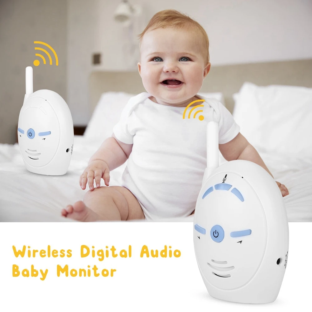 

2.4GHz Wireless Digital Audio Baby Monitor Nanny Intercom Camera Electronic Alarm