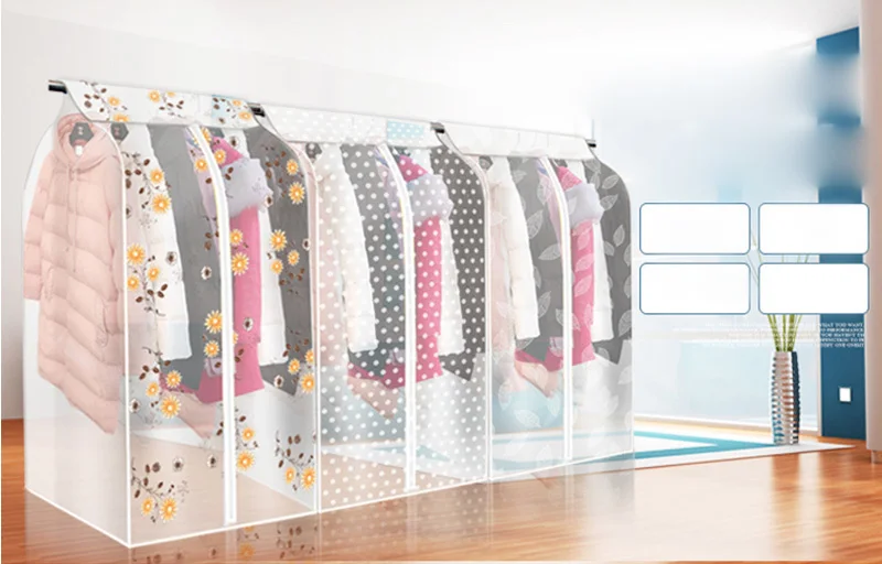 

New Oxford Cloth Hanging Garment Suit Coat Dust Cover Protector Wardrobe Storage Bag