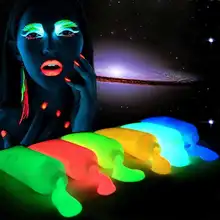 10 farben Super Helle Leucht Pigment Leuchtstoff Glow Lange Lebensdauer Temporäre Tattoos Körper Kunst Schönheit Gesundheit