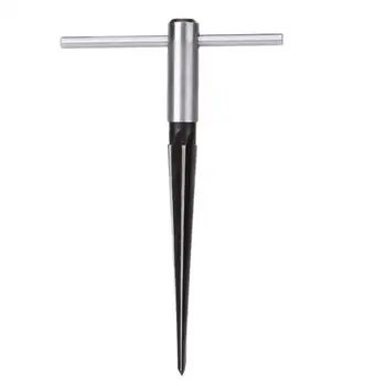 

3-13mm Bridge Pin Hole Hand Held Reamer T Handle Tapered 6 Fluted Chamf Wood drilling Cutting tool
