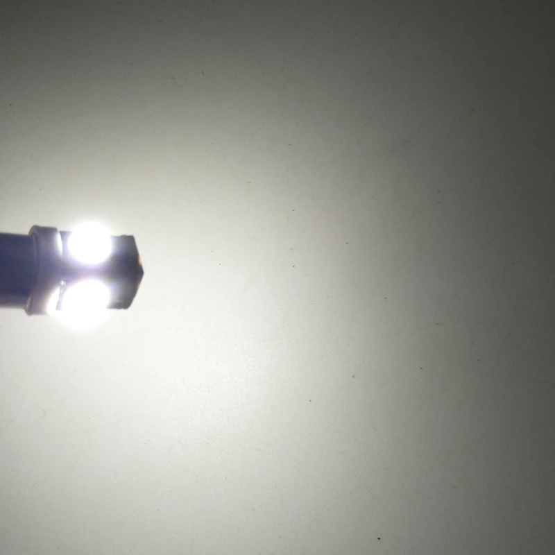 50 шт. 12 В 24 BA9S 5050 5 SMD светодиодный светильник T11 T4W H6W 233 автомобильная лампа белый