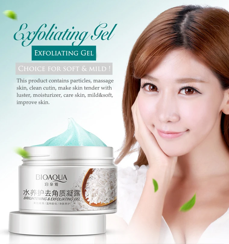 BIOAQUA Deep Exfoliator Gel Scrub Smooth Moisturizing Skin Care Whitening Face Cream anti Aging Repair Exfoliator Scrub