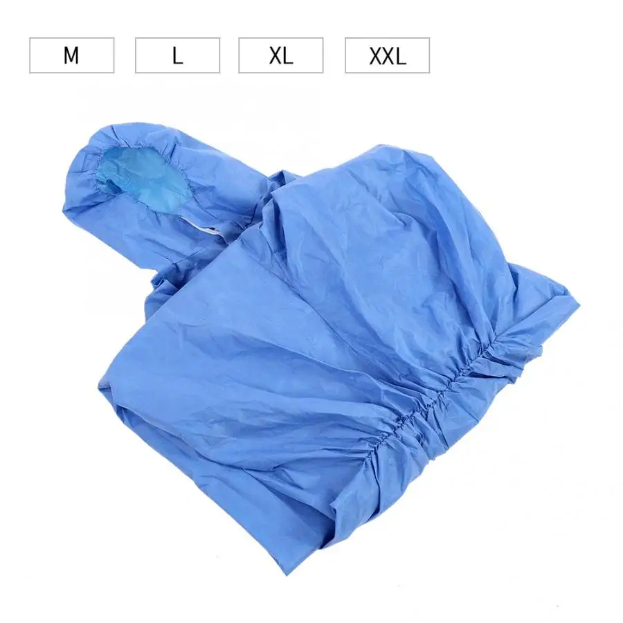 1 шт. сиамский защитный костюм с капюшоном, дышащая одежда для безопасности, защита от пыли, защита от жидкостей