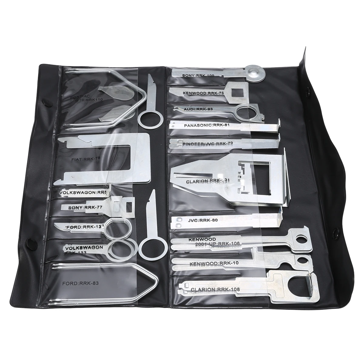 

38Pcs/set Car Vehicle Stereo Radio Removal Release Key Tool Kit Set With PU Bag For Mercedes For BMW For Audi