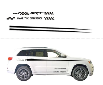 

Car Side Body Decal Stickers For Jeep Grand Cherokee SRT Hatchback Sedan SUV DIY Decoration Custom Car Decals Name Sticker 280CM