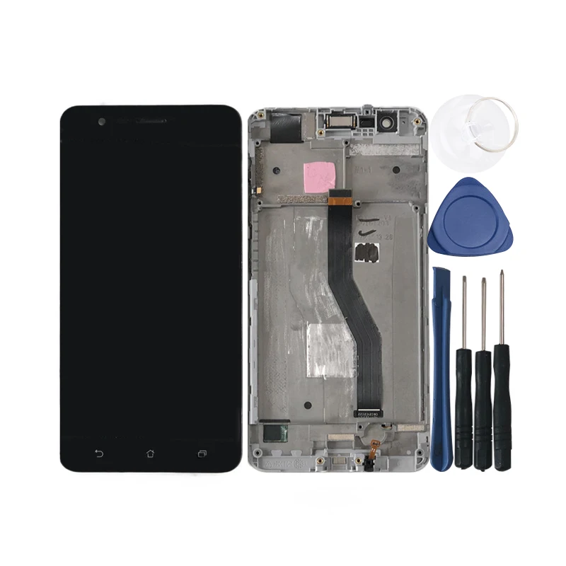 M&Sen OLED For ASUS ZenFone 3 Zoom ZE553KL ZE553 Z01HDA LCD Screen Display+Touch Panel Digitizer With Frame For ZE553KL Z01HDA