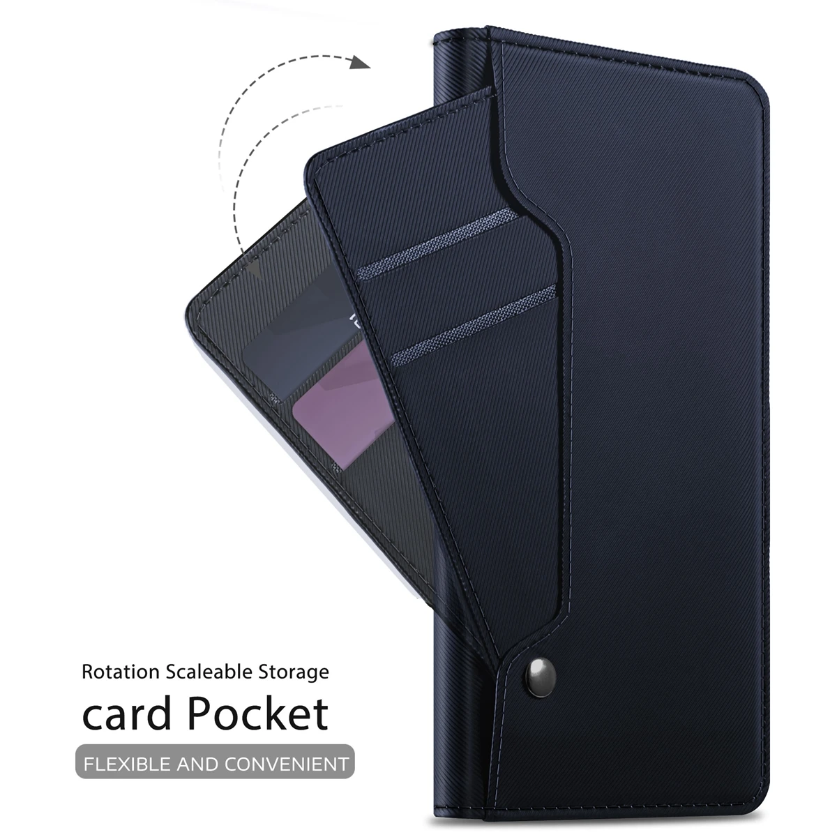

For OnePlus 6T/OnePlus 6 Case PU Leather Flip Stand Wallet Case with Mirror & Kickstand & Card Pocket For OnePlus 6T phone cover