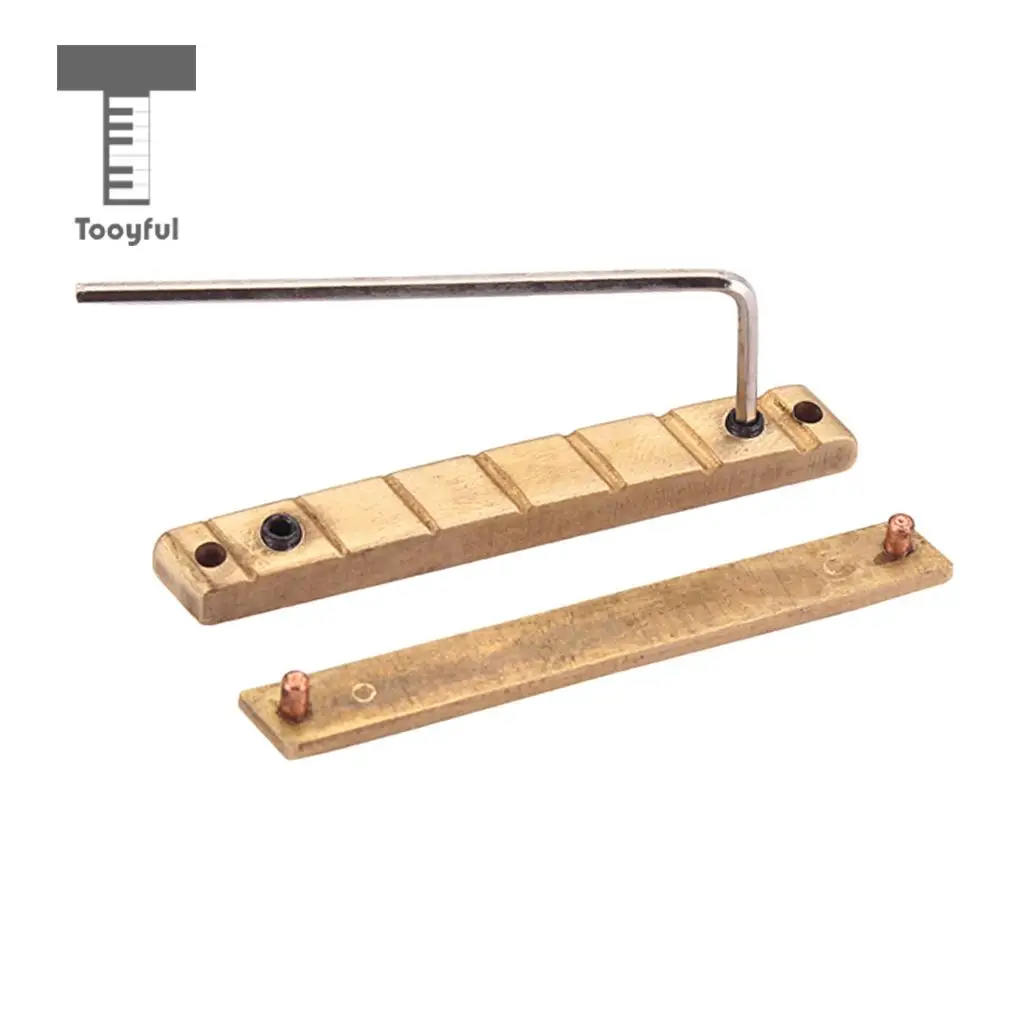 50mm Guitar Brass Bridge Nut For 7 String Electric Guitar With Wrench