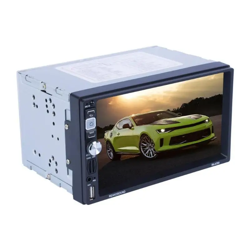 

VODOOL Car MP5 Player 7inch Multifunction Touch Screen Quad-core Android 7.1 GPS WiFi Bluetooth AM FM RDS Radio Head Unit