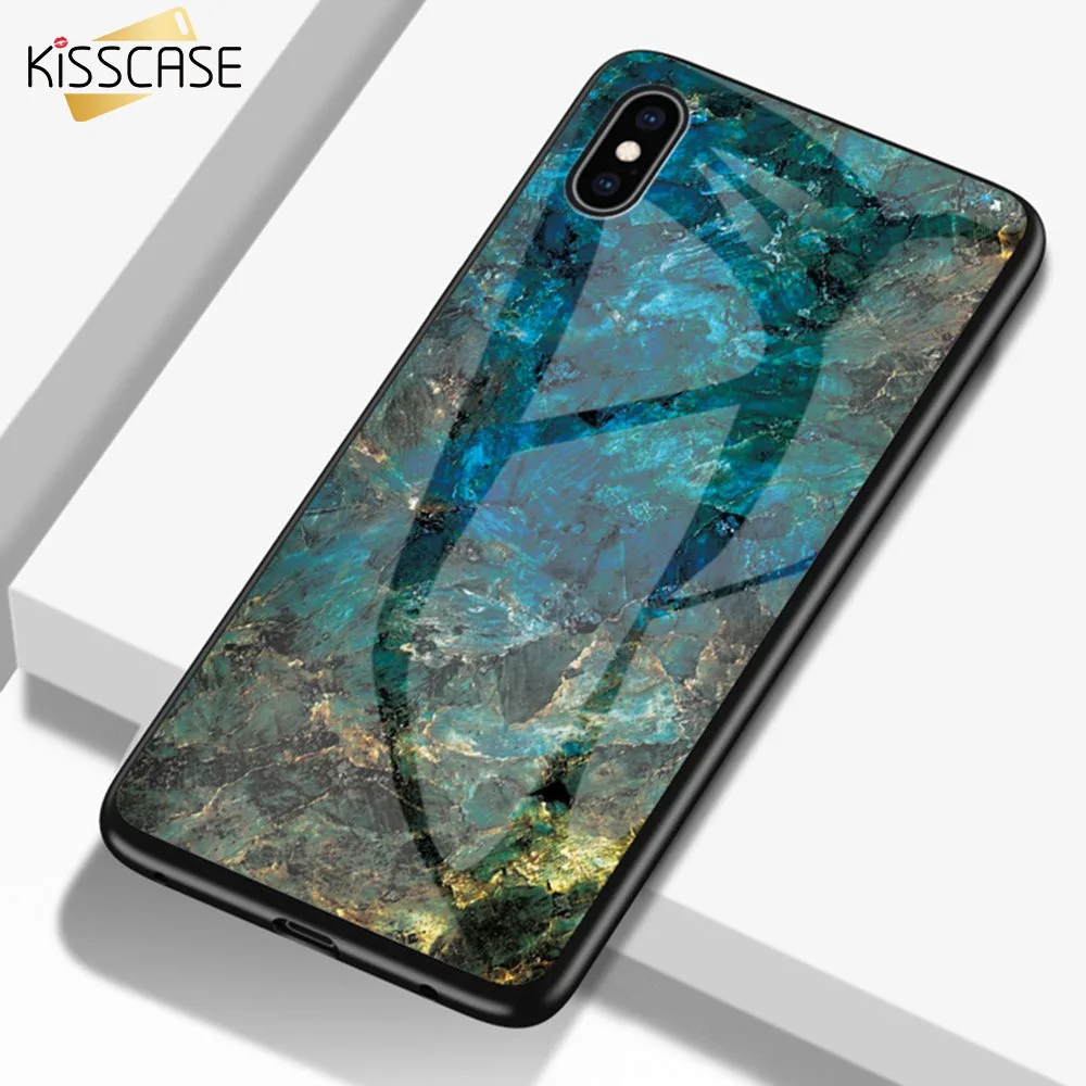 KISSCASE Tempered Glass Case For Redmi Note 7 6 5 Pro Luxury Marble Xiaomi Mi Plus 9Se 9 8 Lite Coque |