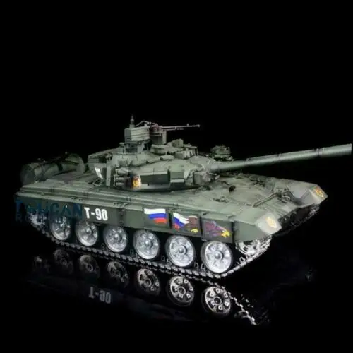 Henglong 1/16 зеленый TK 6 0 S поколение инфракрасный боевой T90 RTR RC Танк 3938 360 Вращение