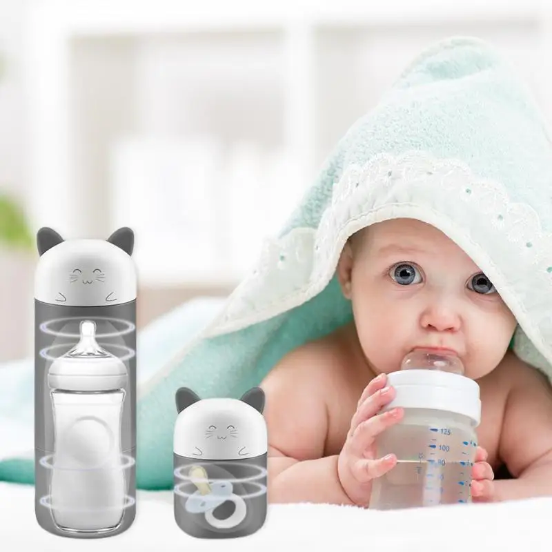 

Ultraviolet UV Baby Cartoon Milk Bottle Sterilizer Bottle Pacifier Disinfector Cup
