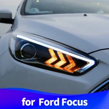 Фара в сборе для Ford Focus светодиодный фонарь дневного света светодиодный указатель поворота