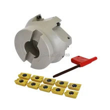 BAP400R 50 22 4T BAP 400R 63 22 4T BAP 400R 80 27 6T Flute Face End Mill Flat Cutter +10pcs APMT1604PDER Carbide Inserts 1pcs bap 400r 160 40 8t bap right angle shoulder face mill apmt1604 inserts
