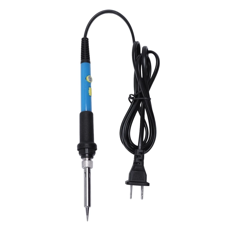 US Plug,60W 1100V Electric Soldering Iron Kit With Power Switch Adjustable Temperature Knob Welding Tool