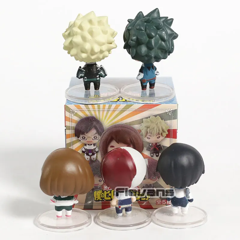Мой герой Академия Izuku Midoriya Bakugou Katsuki Todoroki Shoto Ochaco Uraraka Tenya Iida ПВХ Фигурки игрушки 5