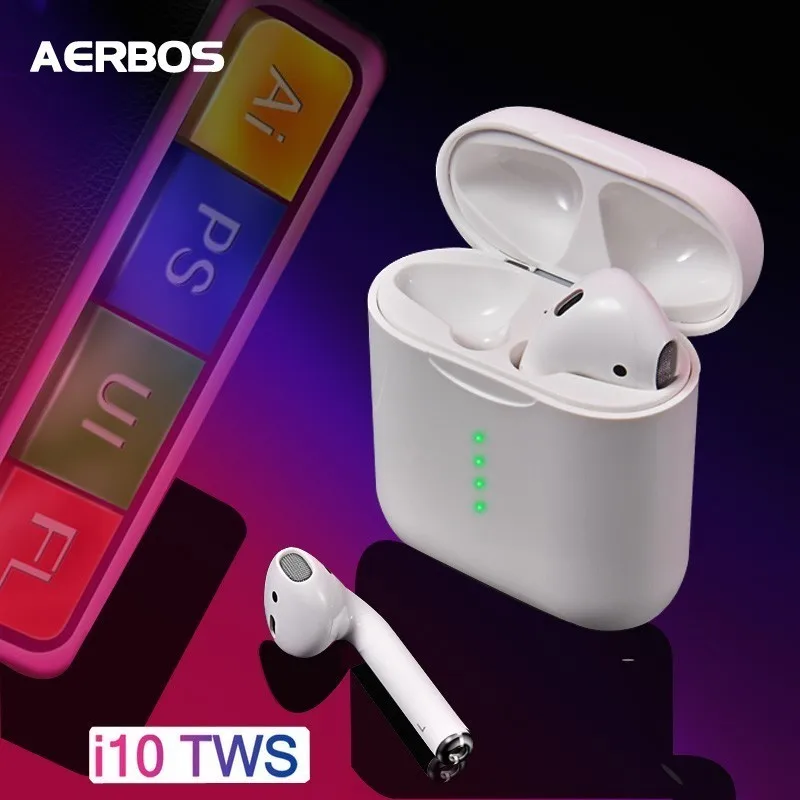 

i10 Tws Touch Control Bluetooth Earphone 5.0 with mic Wireless Headphones Wireless Bluetooth Headset Earbuds For All Smart Phone